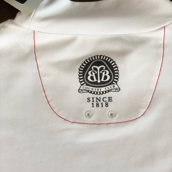 Brooks Brothers ProSport white mock turtleneck - Picture 3 of 6